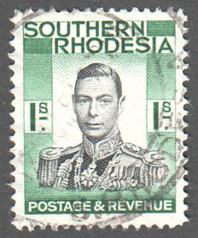 Southern Rhodesia Scott 50 Used - Click Image to Close